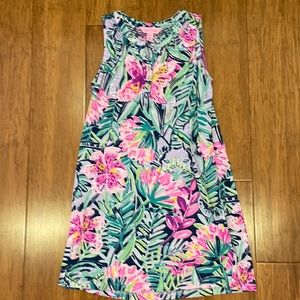 Lilly Pulitzer girls Essie dress size Large (8-10) EUC in Slathouse soiree
